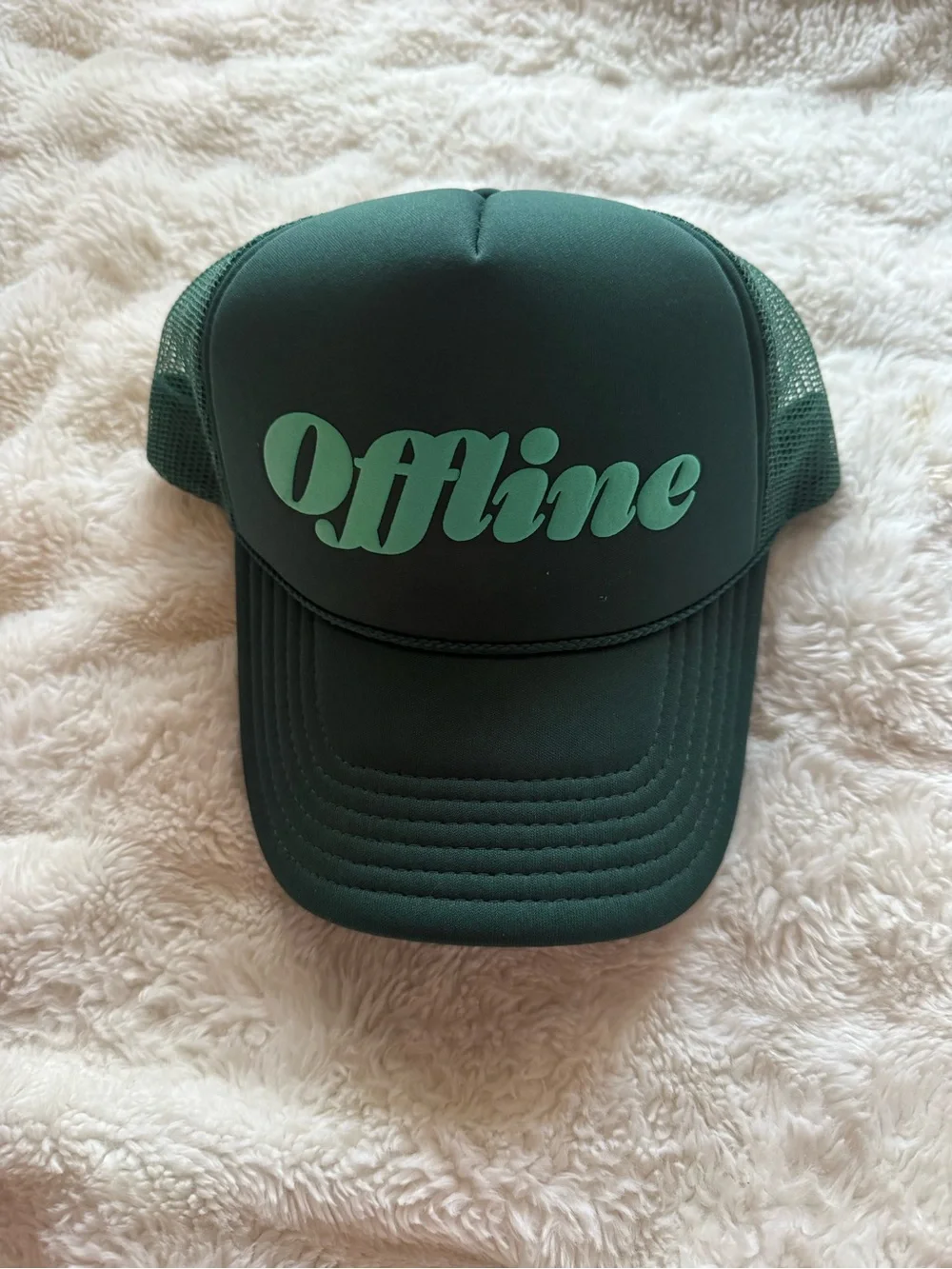 Offline Graphic Trucker Hat - Dark Green